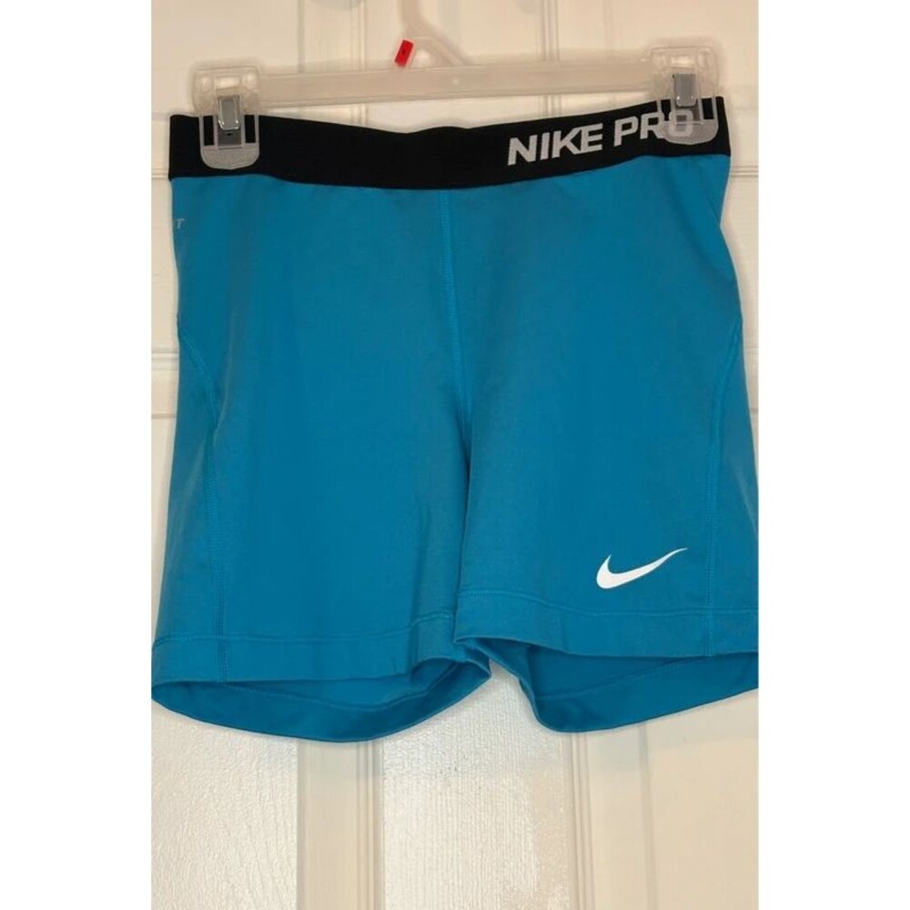 Nike Pro Turquoise Biker Shorts M